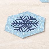Snowflake Absorbent Christmas Untersetzer (angewinkelt)