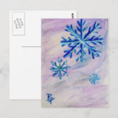 Snowflake ACEO Postkarte (Vorne/Hinten)