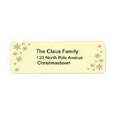 Snowflake Address Labels (Vorne)