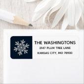 Snowflake-Adressetikett (Insitu)