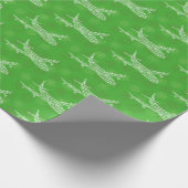 Snowflake Airliner -  Geschenkpapier (Ecke)