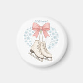 Snowflake and Ice Skates Magnet (Vorne)