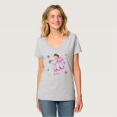 Snowflake Angel T-Shirt (Vorderseite Vollansicht)