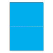 Snowflake Aqua Platzkarte Tischnummer (Rückseite)