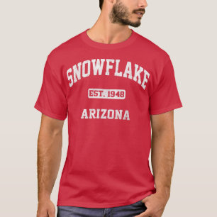 Snowflake Arizona AZ Vintager Staat Athletic Style T-Shirt