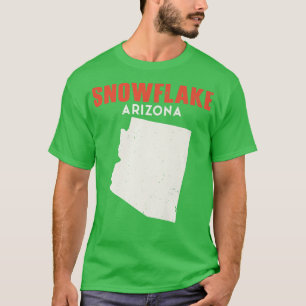 Snowflake Arizona USA Staat Amerika Reisen Arizoni T-Shirt