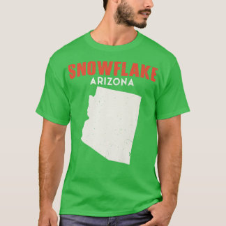 Snowflake Arizona USA Staat Amerika Reisen Arizoni T-Shirt