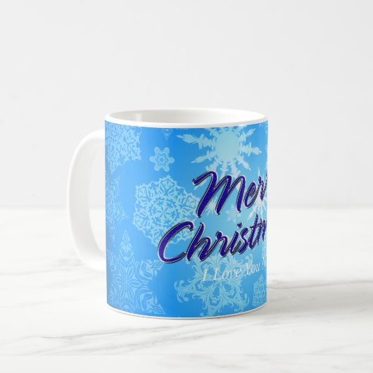 Snowflake Art 10 Tasse Optionen (Vorderseite Links)