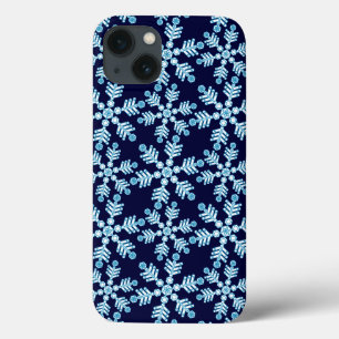 Snowflake Art Deco Muster iPhone 13 Hülle