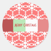 Snowflake Aufkleber Koralle angezeigt, aber Sie wä (Vorderseite)