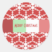 Snowflake Aufkleber rot angezeigt, aber Sie wählen (Vorderseite)