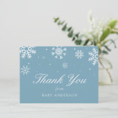 Snowflake Baby Es ist kalt draußen Danke (Stehend Vorderseite)