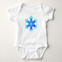 Snowflake Baby Jersey Bodysuit
