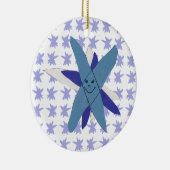 Snowflake Baby's First Christmas Keramikornament (Rechts)