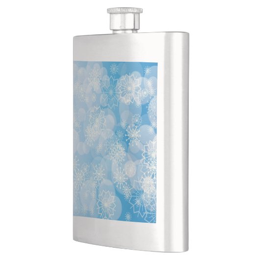 Snowflake background flachmann (Links)