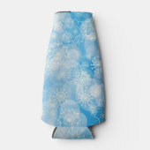 Snowflake background flaschenkühler (Vorderseite)