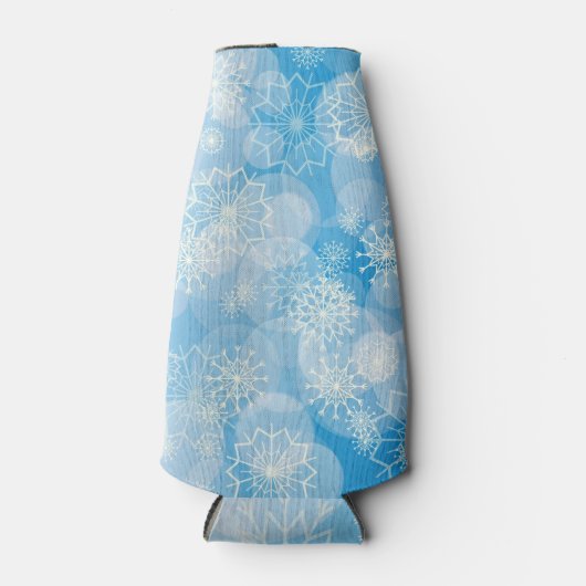 Snowflake background flaschenkühler (Vorderseite)