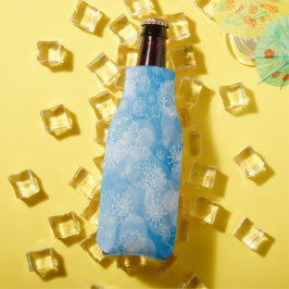 Snowflake background flaschenkühler