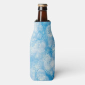 Snowflake background flaschenkühler (Flaschenvorderseite)