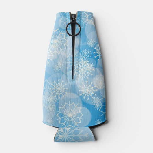 Snowflake background flaschenkühler (Rückseite)