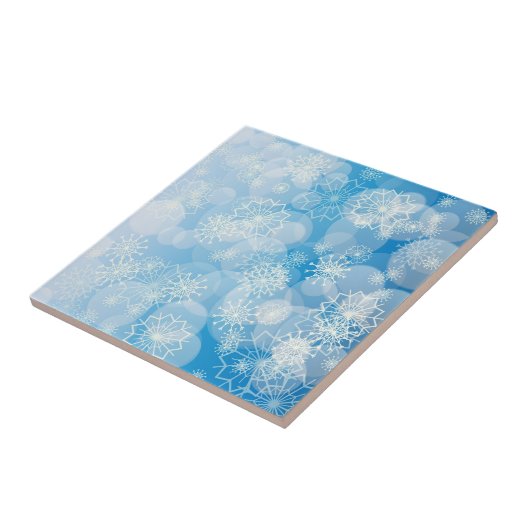 Snowflake background fliese (Seite)