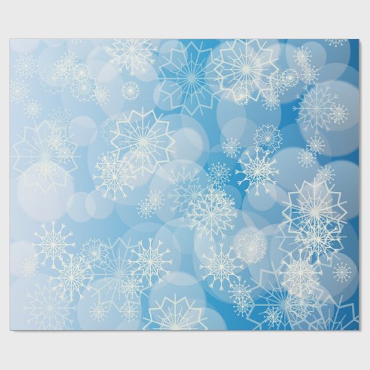 Snowflake background geschenkpapier (Flach)