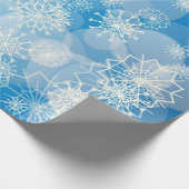 Snowflake background geschenkpapier (Ecke)