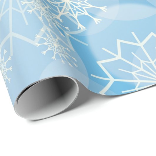 Snowflake background geschenkpapier (Rolleneckpunkt)