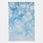 Snowflake background geschirrtuch (Vertikal)