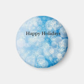 Snowflake background magnet (Vorne)