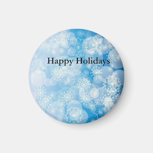Snowflake background magnet (Vorne)