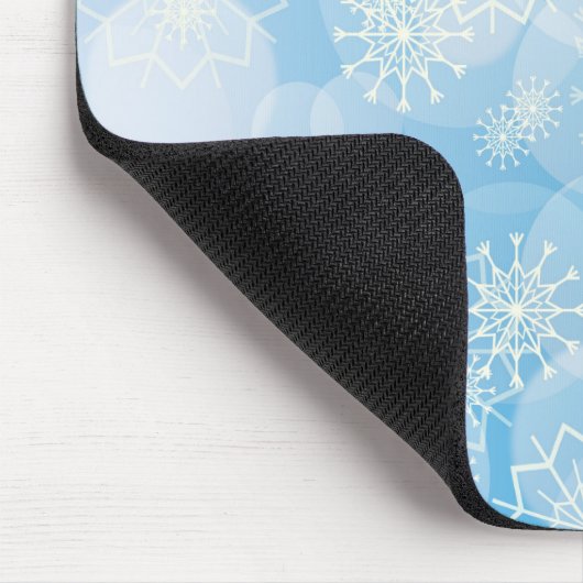 Snowflake background mousepad (Ecke)