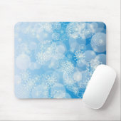 Snowflake background mousepad (Mit Mouse)