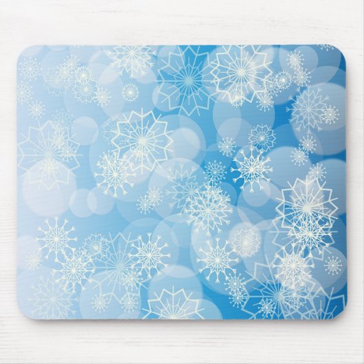 Snowflake background mousepad (Vorne)