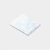 Snowflake background post-it klebezettel (angewinkelt)