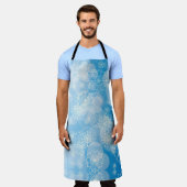 Snowflake background schürze (Getragen)