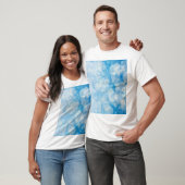 Snowflake background T-Shirt (Unisex)