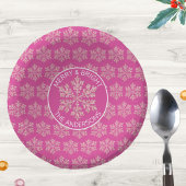 Snowflake Berry Bling Niedliches Weihnachtsfest Pa Pappteller