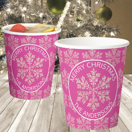 Snowflake Berry Bling Niedliches Weihnachtsfest Pappbecher