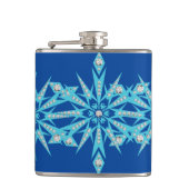 Snowflake Bling Flachmann (Vorderseite)