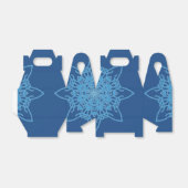Snowflake Blue Geschenkschachtel (Ungefaltet)