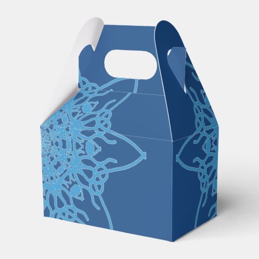 Snowflake Blue Geschenkschachtel (Vorderseite)