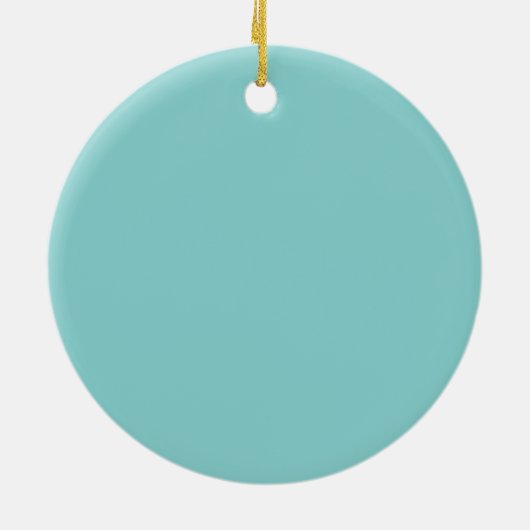 Snowflake blue keramik ornament (Hinten)
