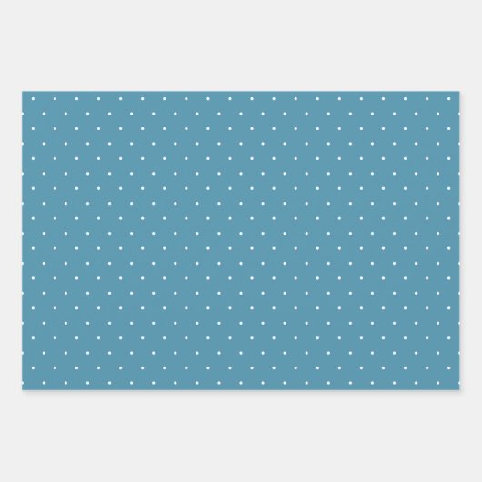 Snowflake Blue Nordic Imitats Strick Sweater Geschenkpapier Set (Vorderseite 3)