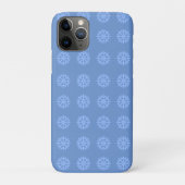 Snowflake Blue Winter Pattern Case-Mate iPhone Hülle (Rückseite)