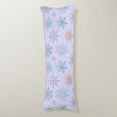 "Snowflake Body Pillow" Seitenschläferkissen (Vorderseite Vertikal)