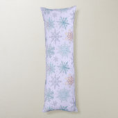"Snowflake Body Pillow" Seitenschläferkissen (Rückseite (Vertikal))