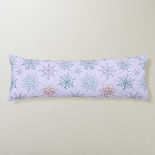 "Snowflake Body Pillow" Seitenschläferkissen (Vorderseite)