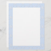 Snowflake Border Letterhead (Vorne/Hinten)