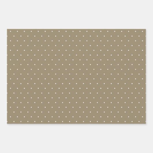 Snowflake Brown Nordic Imitats Strick Sweater Patt Geschenkpapier Set (Vorderseite 3)